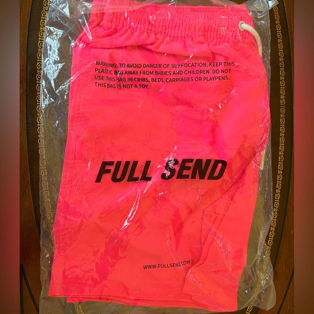 Full Send Neon Pink Shorts